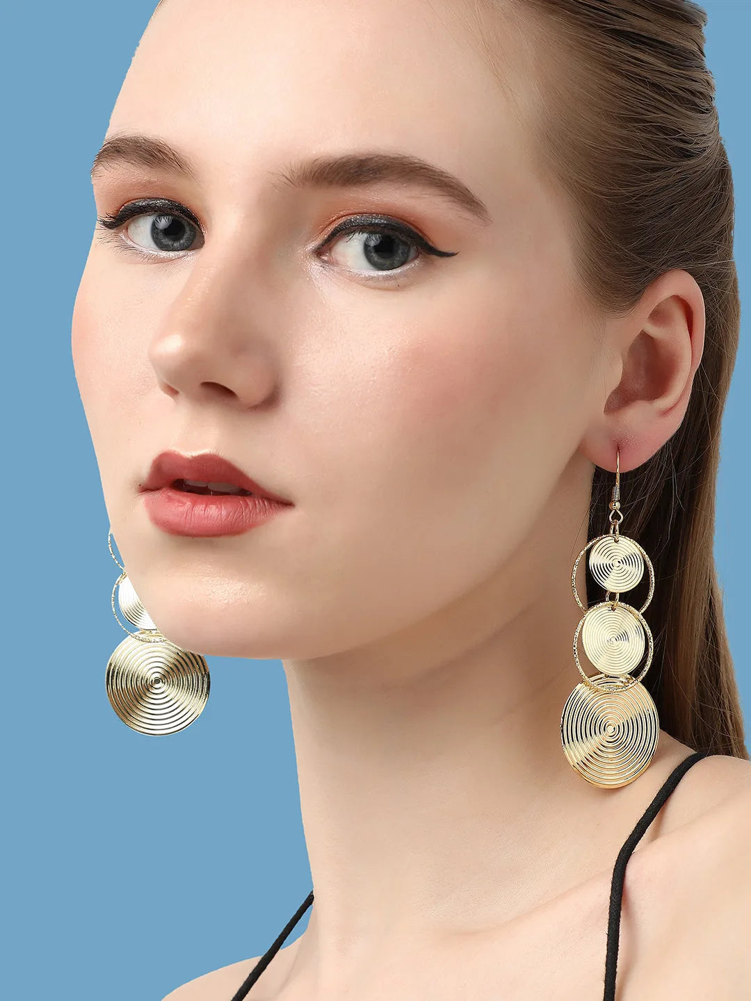 Gold Plated Designer Party Drop Earring