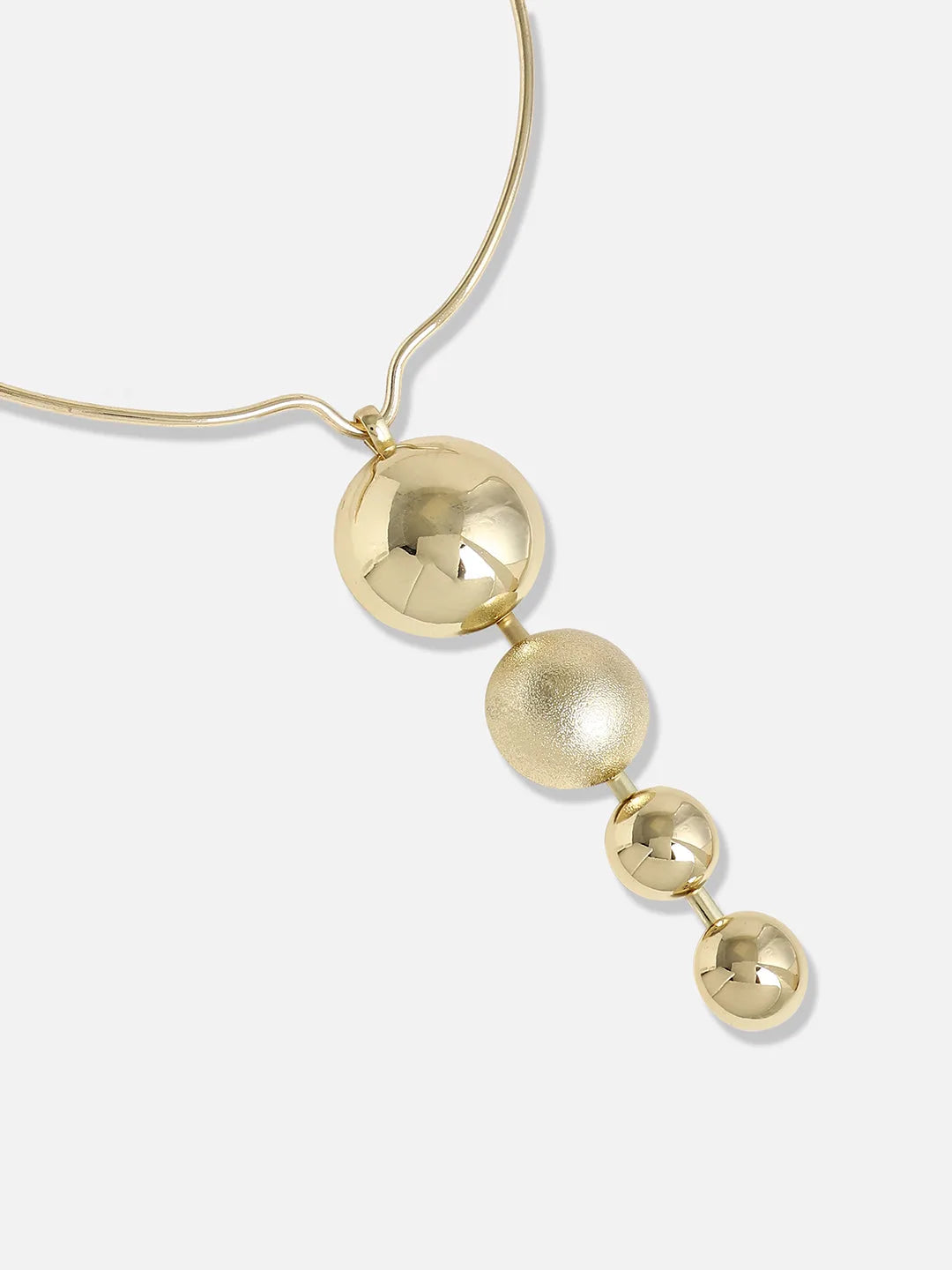 Gold Plated Pearls Casual Necklace