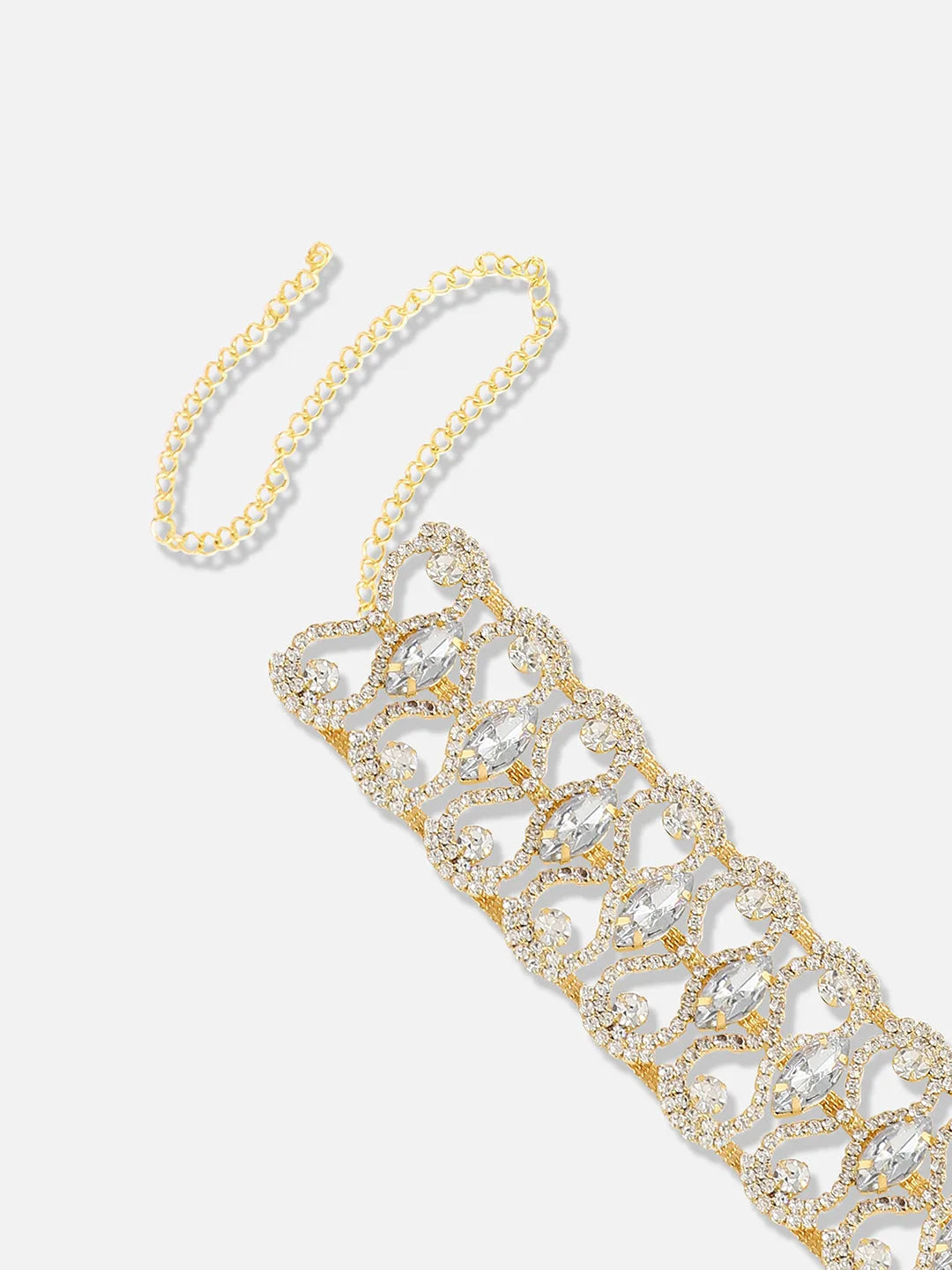 Gold Plated Designer Party Necklace