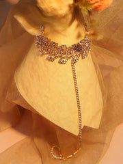 Gold Plated Designer Party Necklace