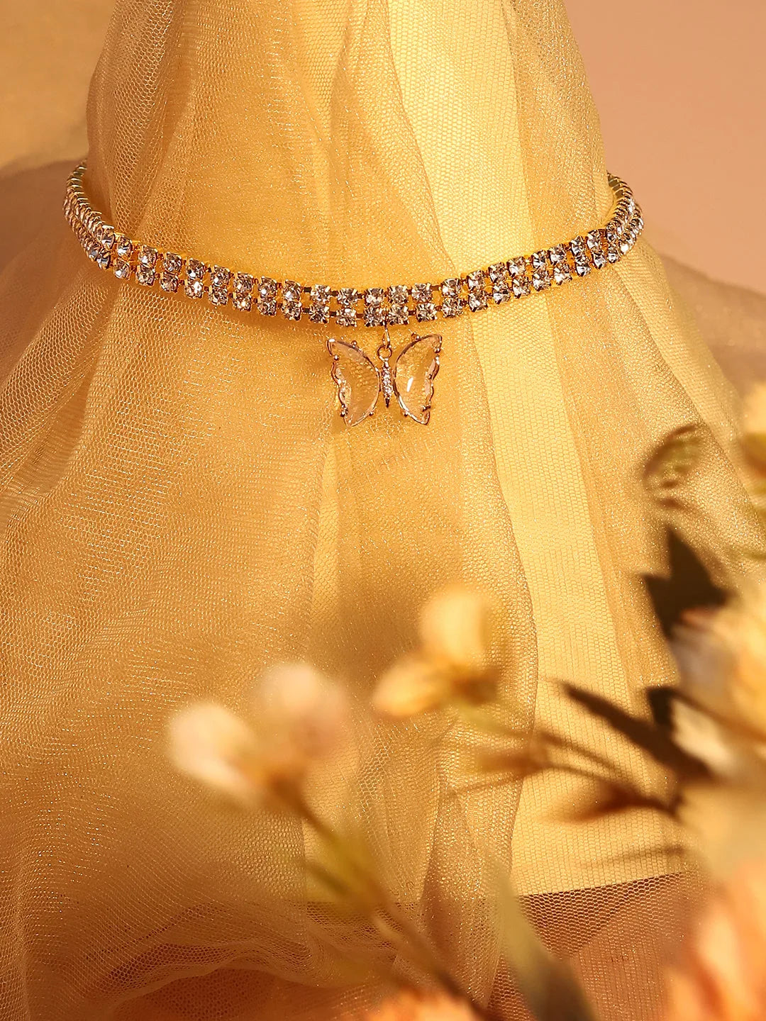 Gold Plated Designer Party Necklace