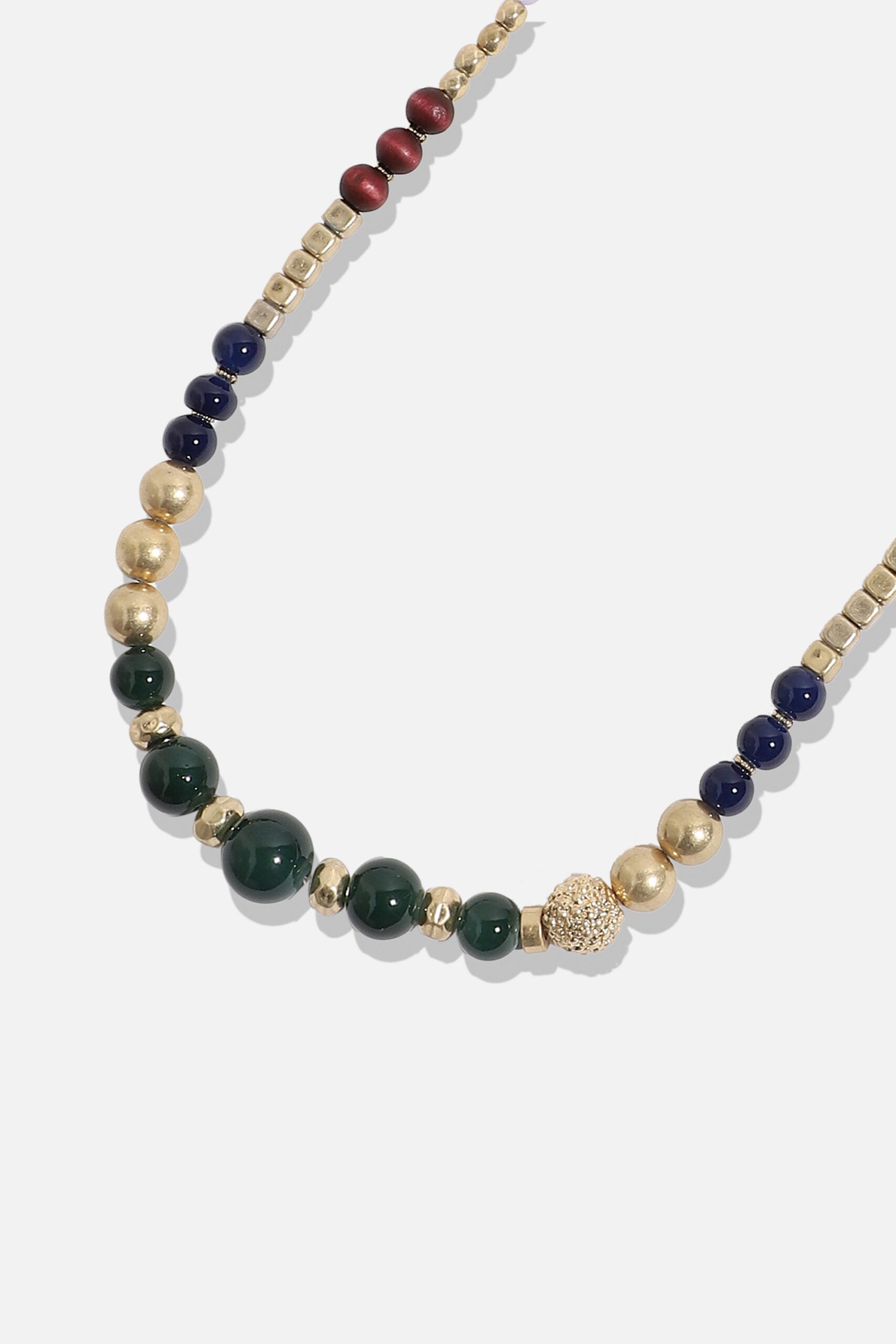 Gold Plated Designer Stone Party Necklace