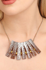 Gold Plated Designer Stone Party Necklace