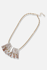 Gold Plated Designer Stone Party Necklace