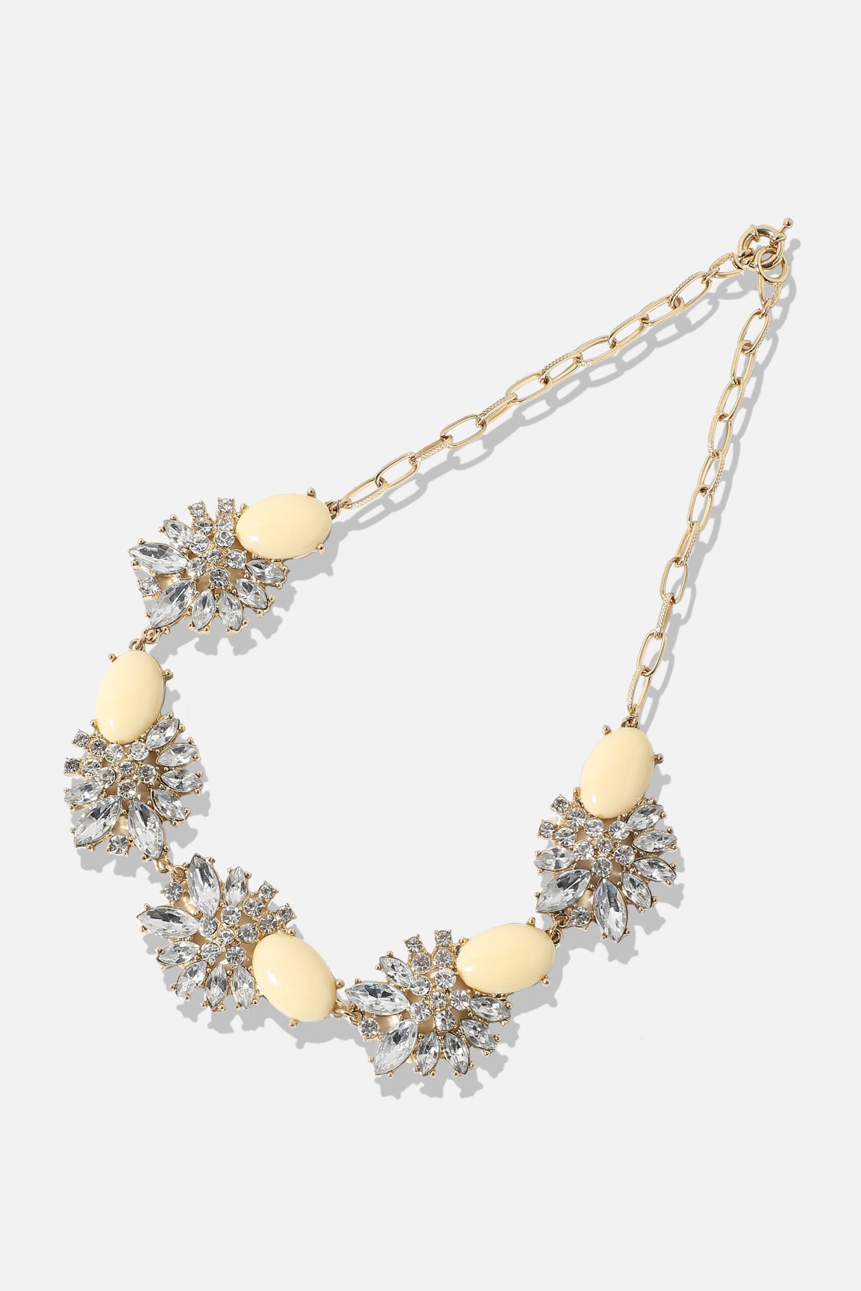 Gold Plated Designer Stone Party Necklace