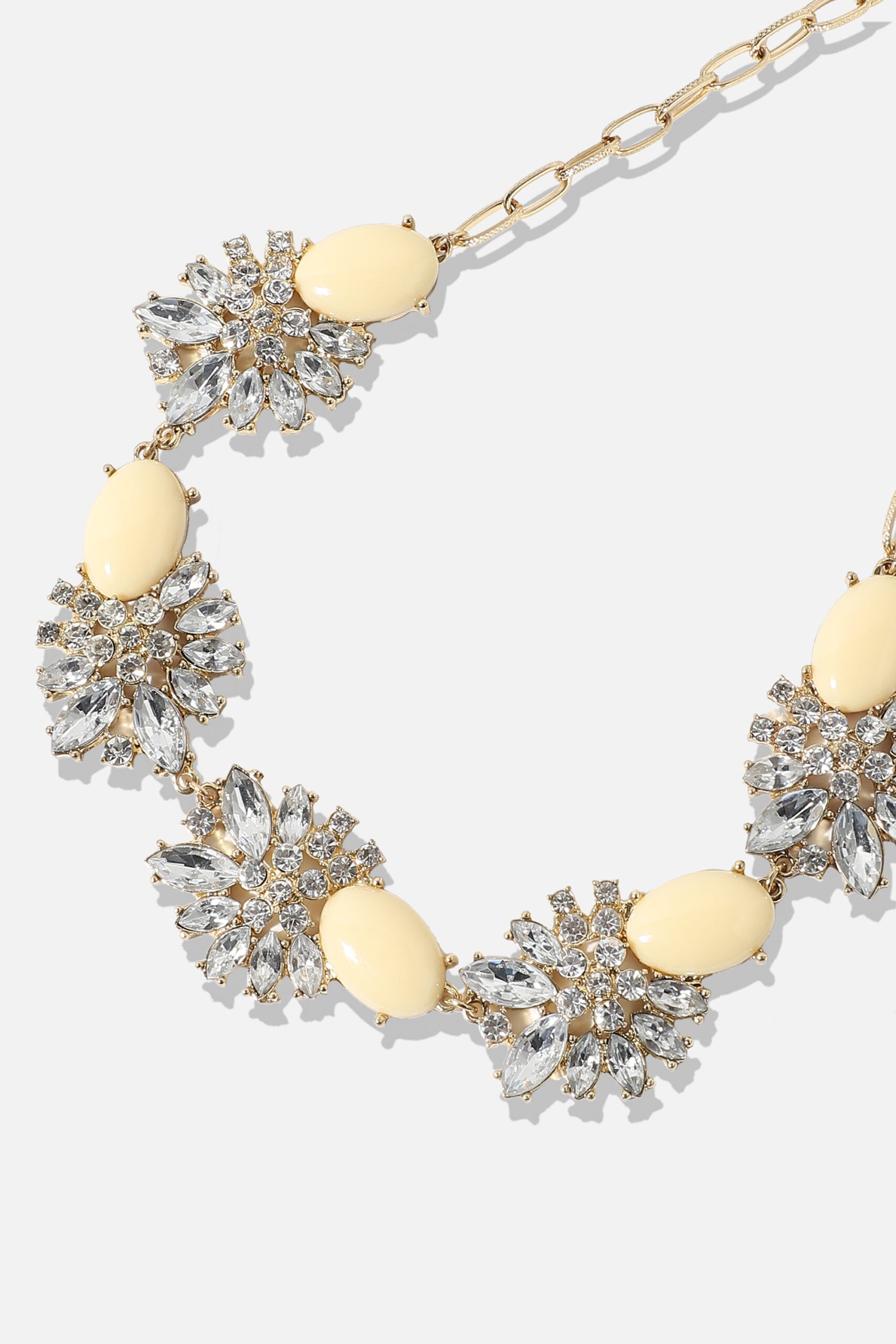 Gold Plated Designer Stone Party Necklace