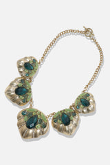 Gold Plated Designer Stone Party Necklace