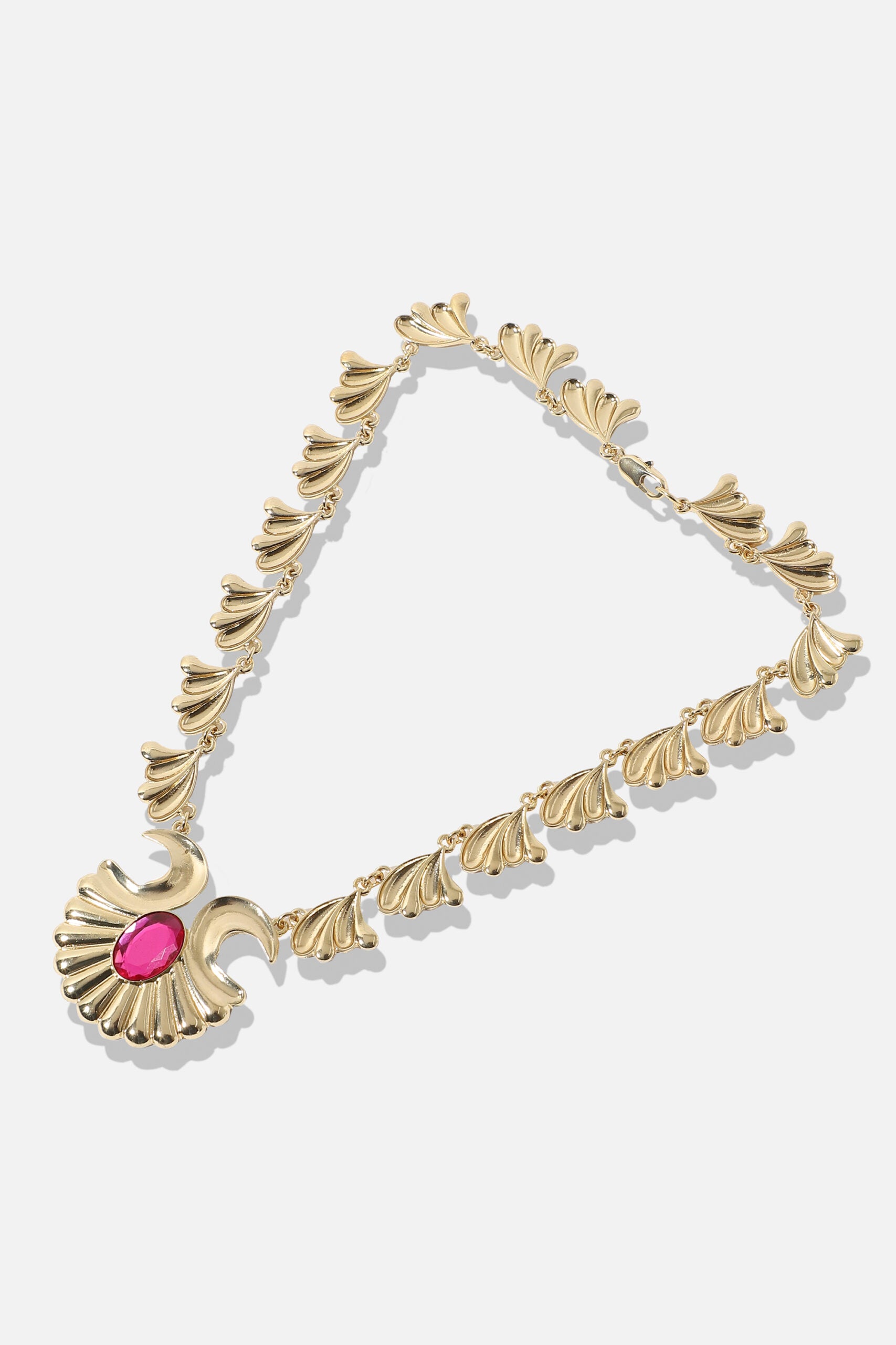 Gold Plated Designer Stone Party Necklace