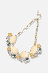 Gold Plated Designer Stone Party Necklace