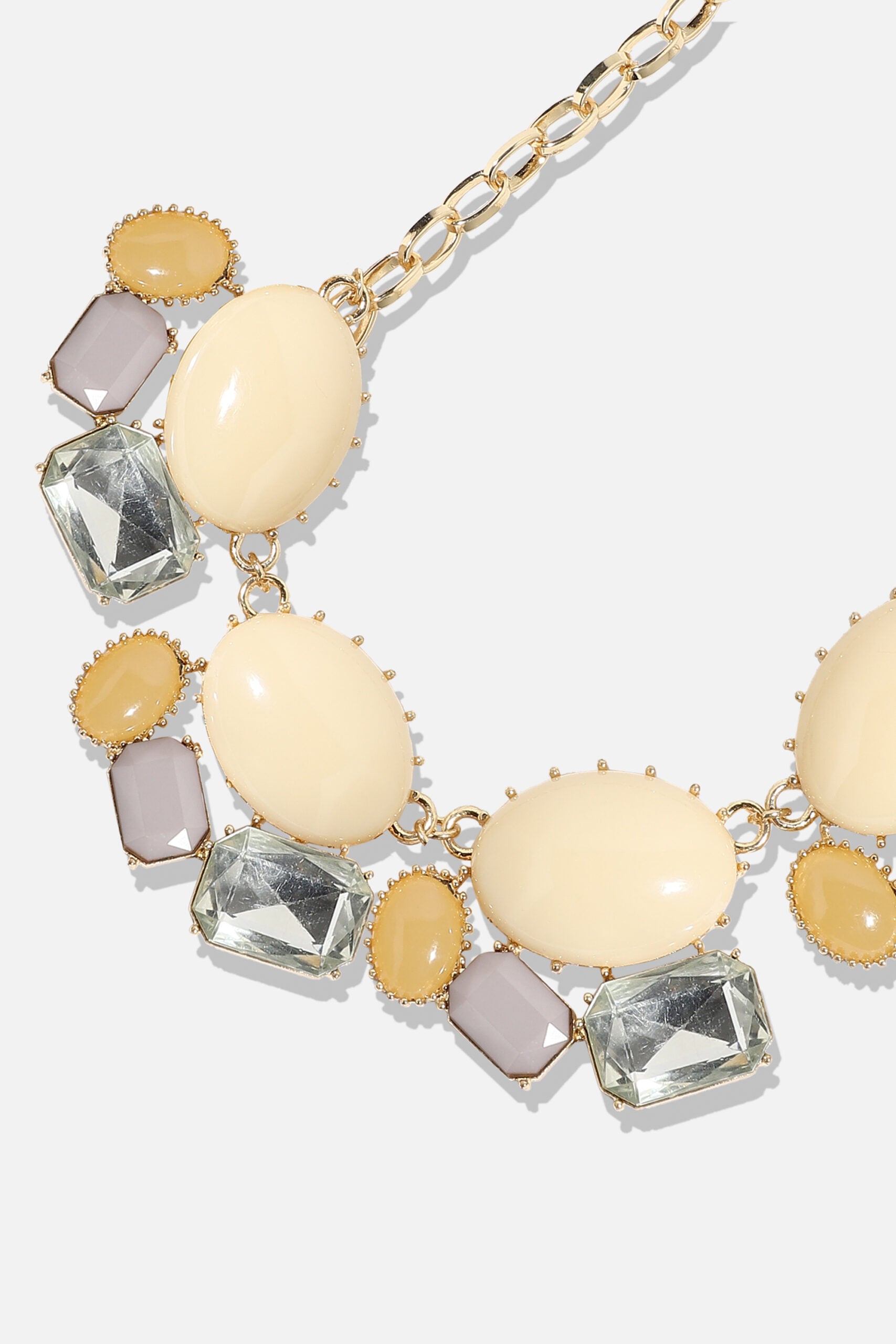 Gold Plated Designer Stone Party Necklace