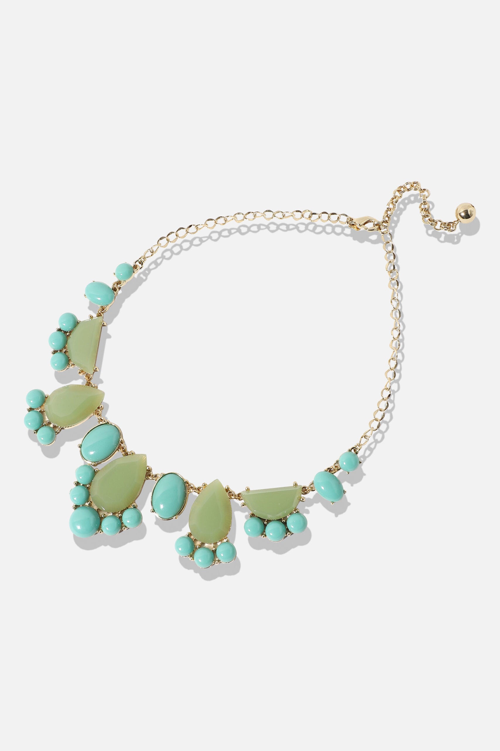 Gold Plated Designer Stone Party Necklace