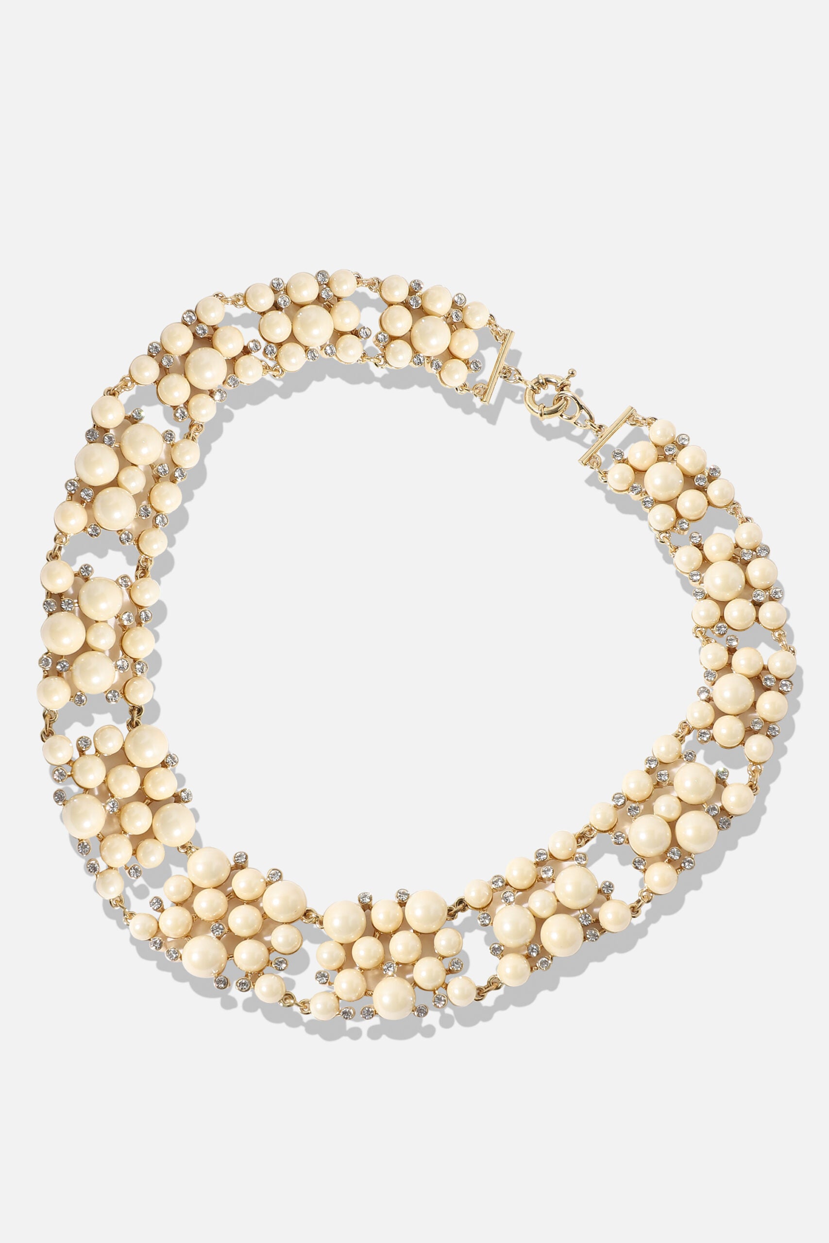 Gold Plated Designer Stone Party Necklace