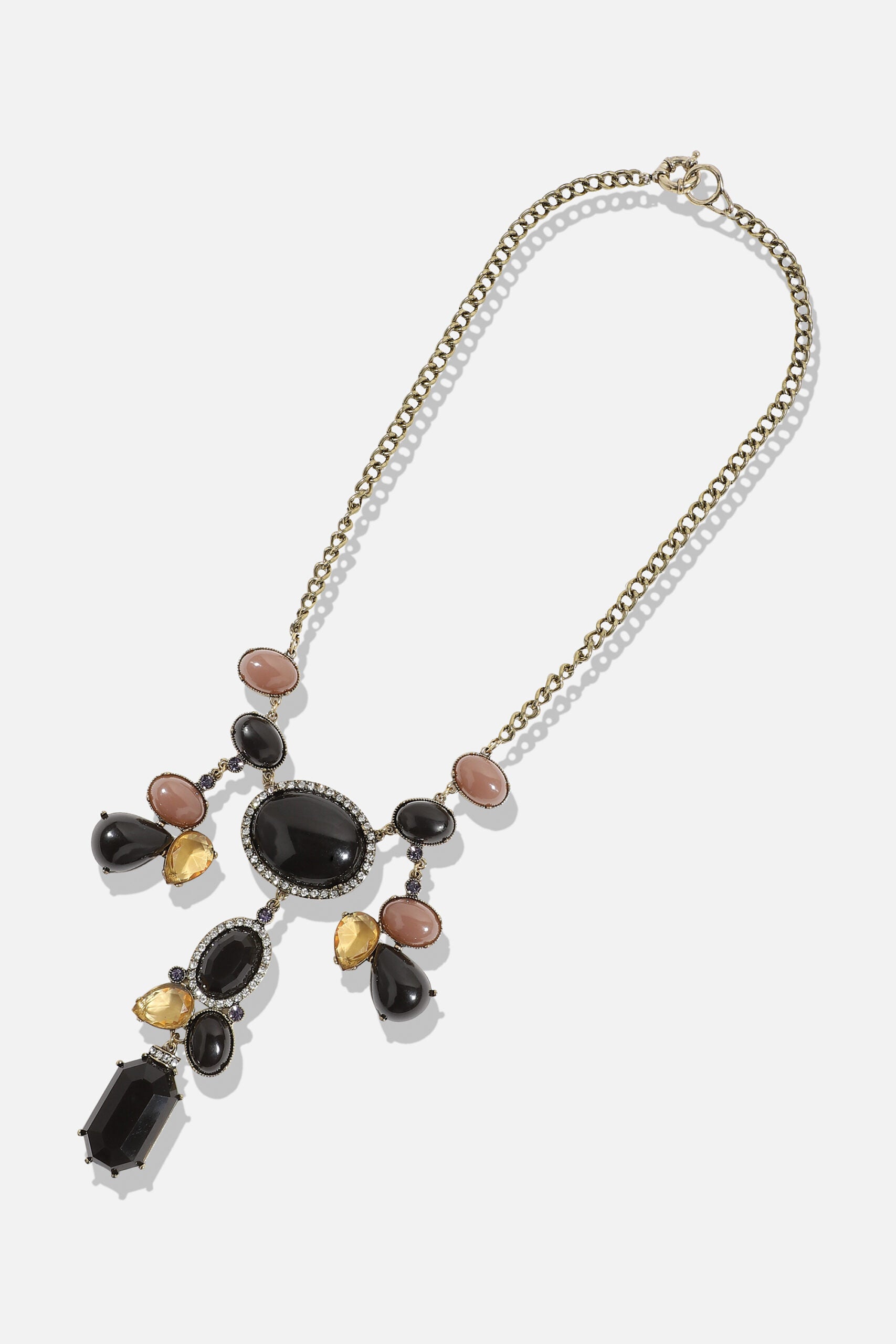 Gold Plated Designer Stone Party Necklace