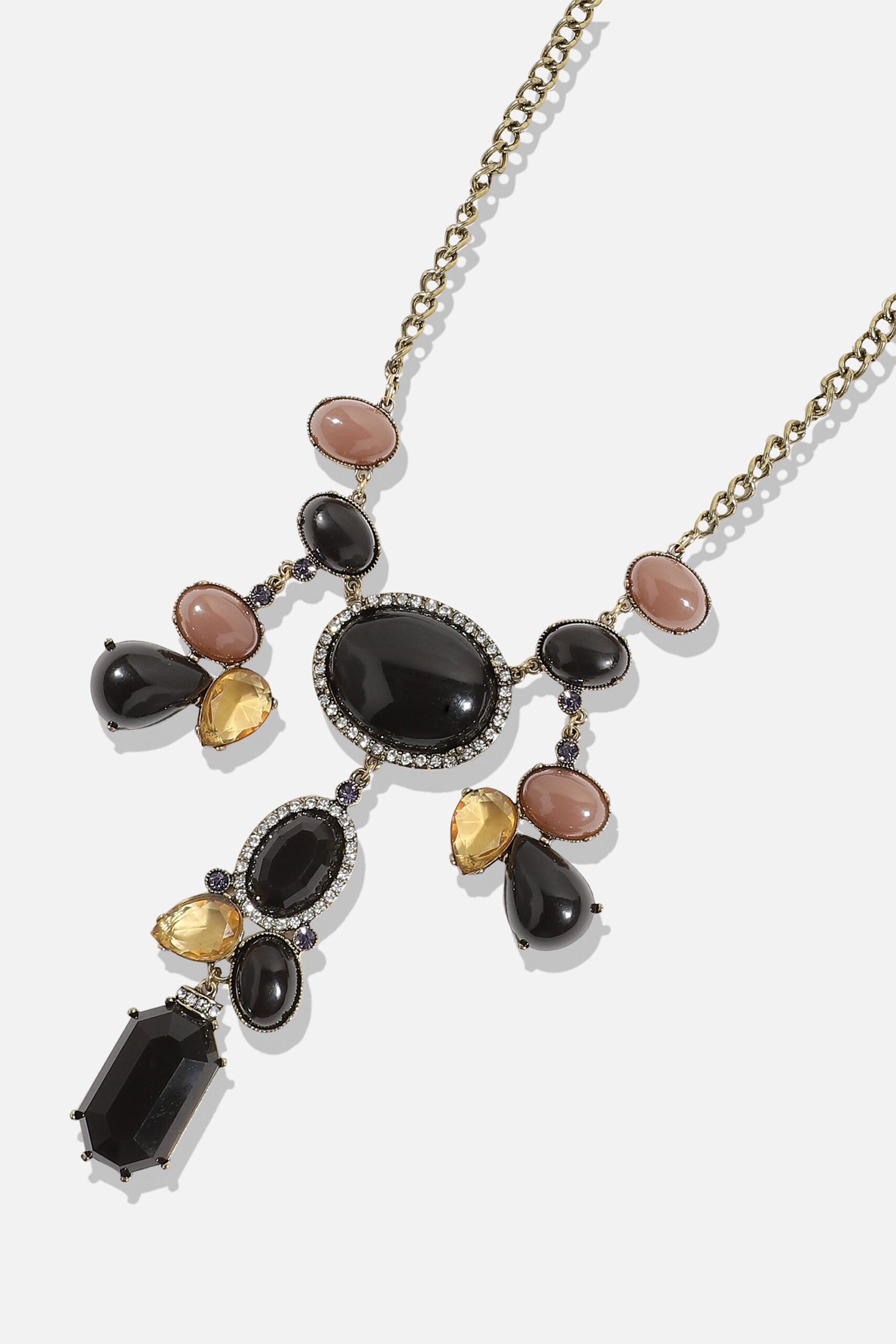 Gold Plated Designer Stone Party Necklace