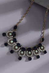 Gold Plated Designer Stone Party Necklace