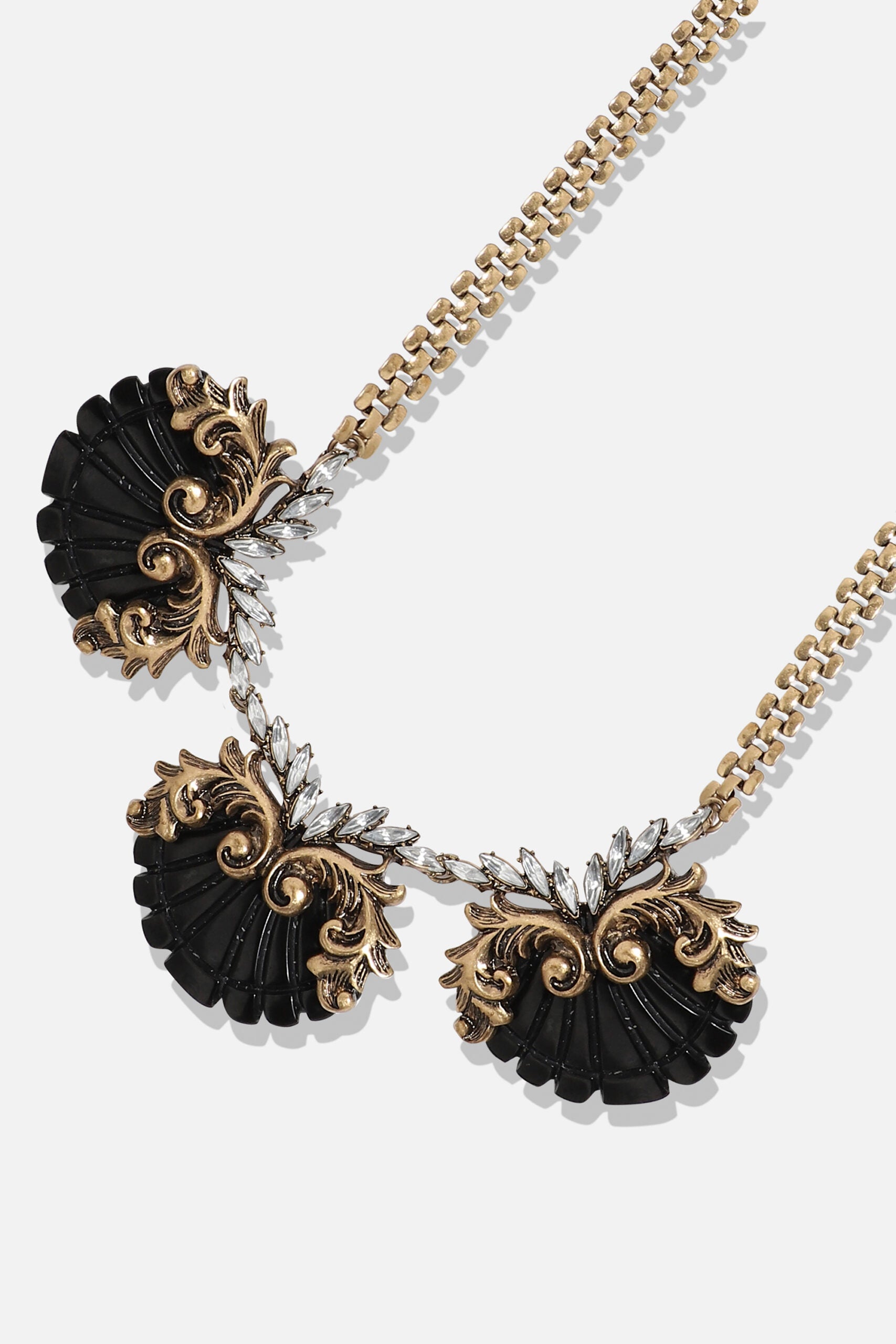 Gold Plated Designer Stone Party Necklace