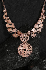 Gold Plated Designer Stone Party Necklace