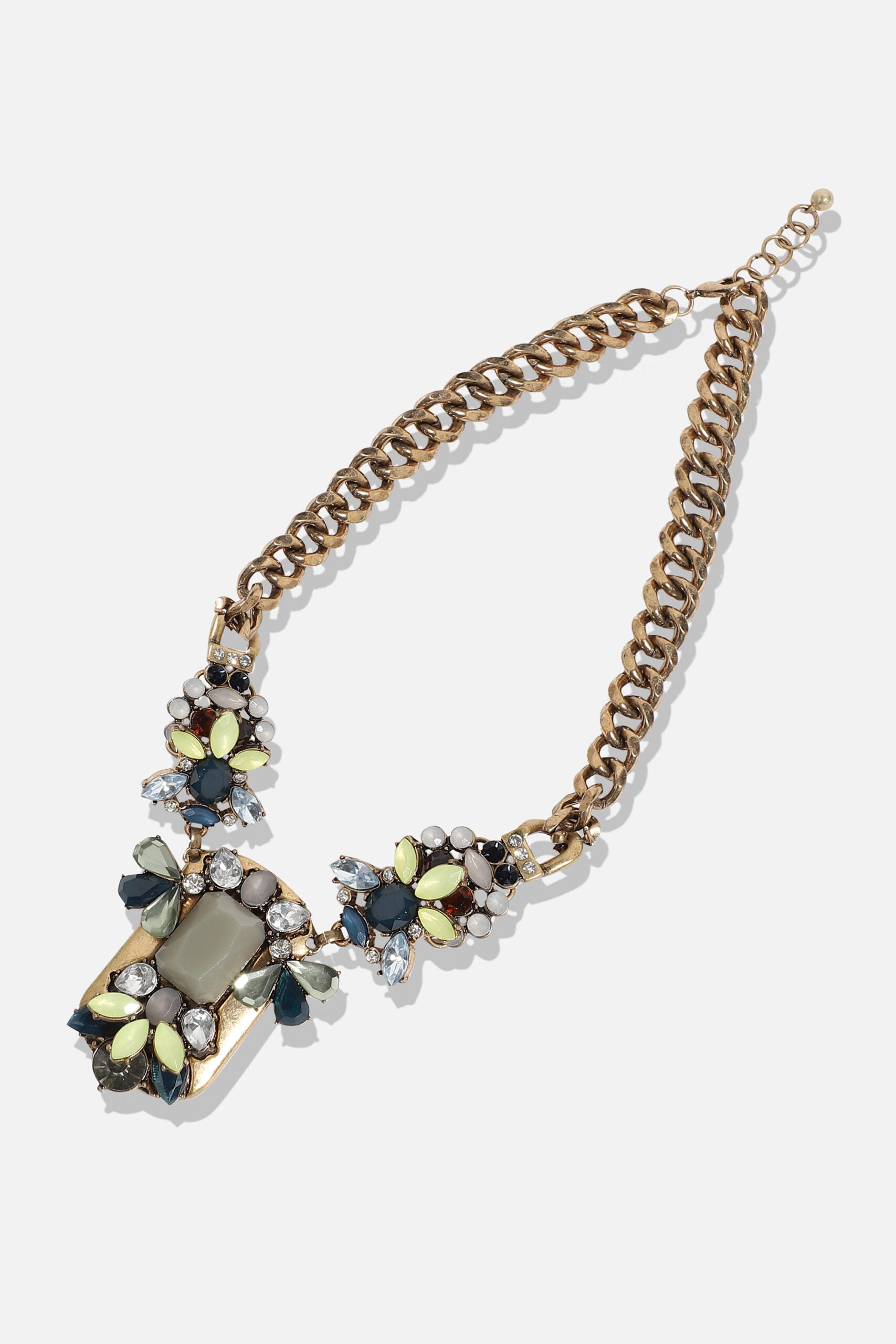 Gold Plated Designer Stone Party Necklace