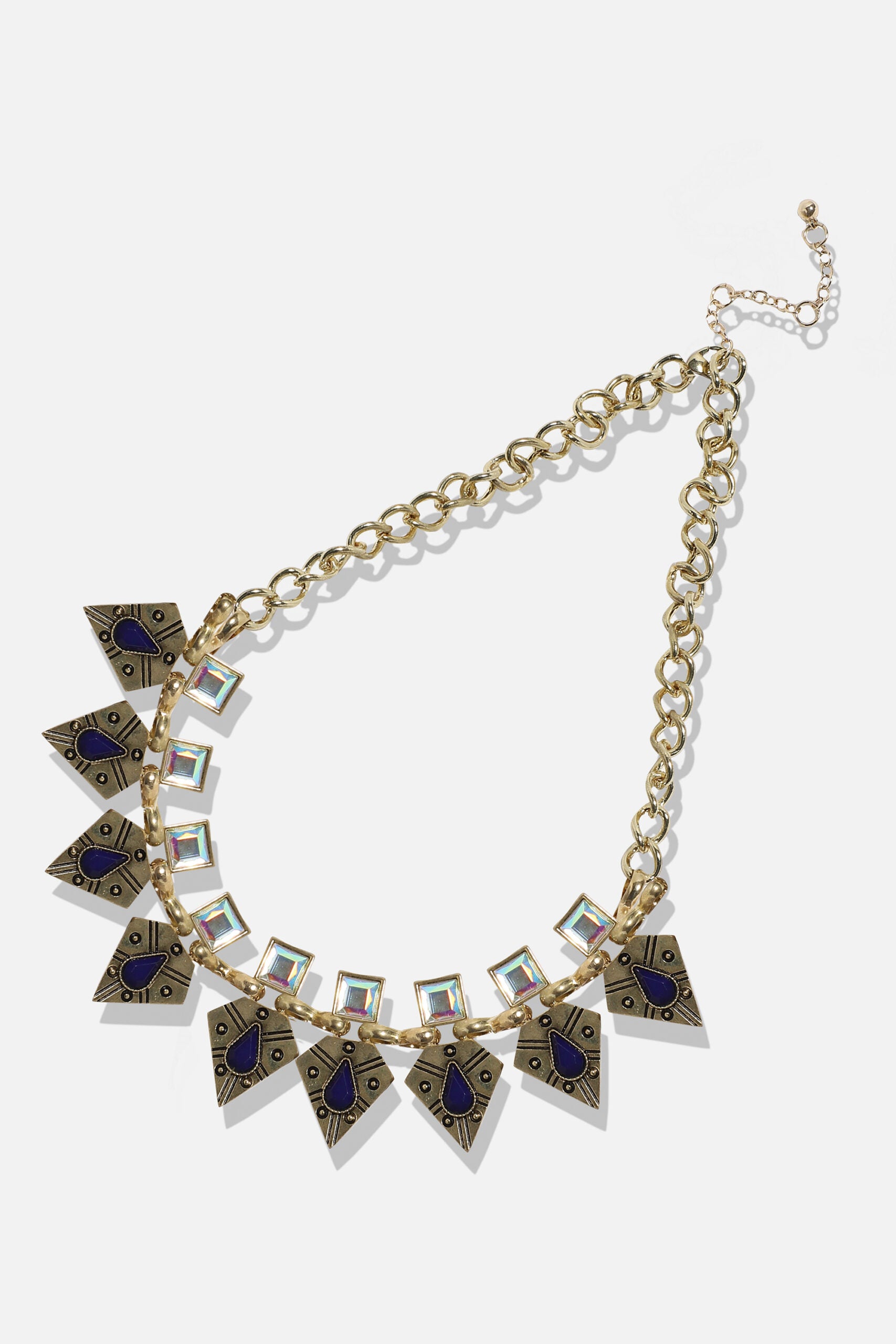 Gold Plated Designer Stone Party Necklace