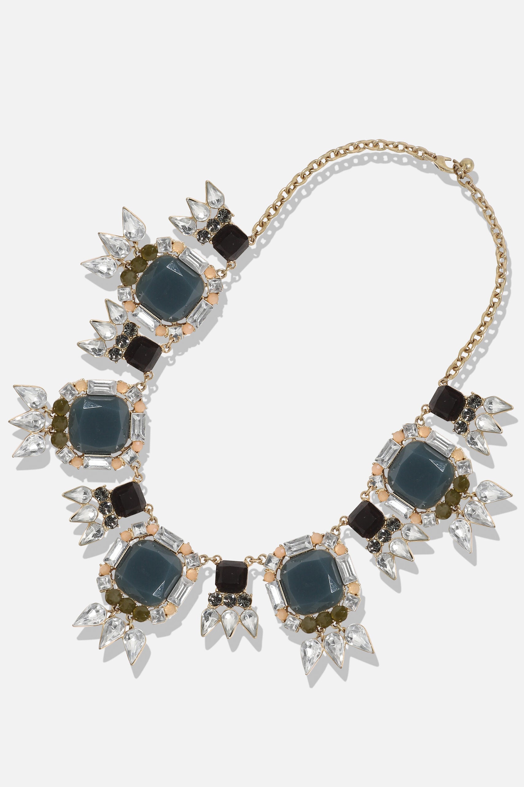 Gold Plated Designer Stone Party Necklace