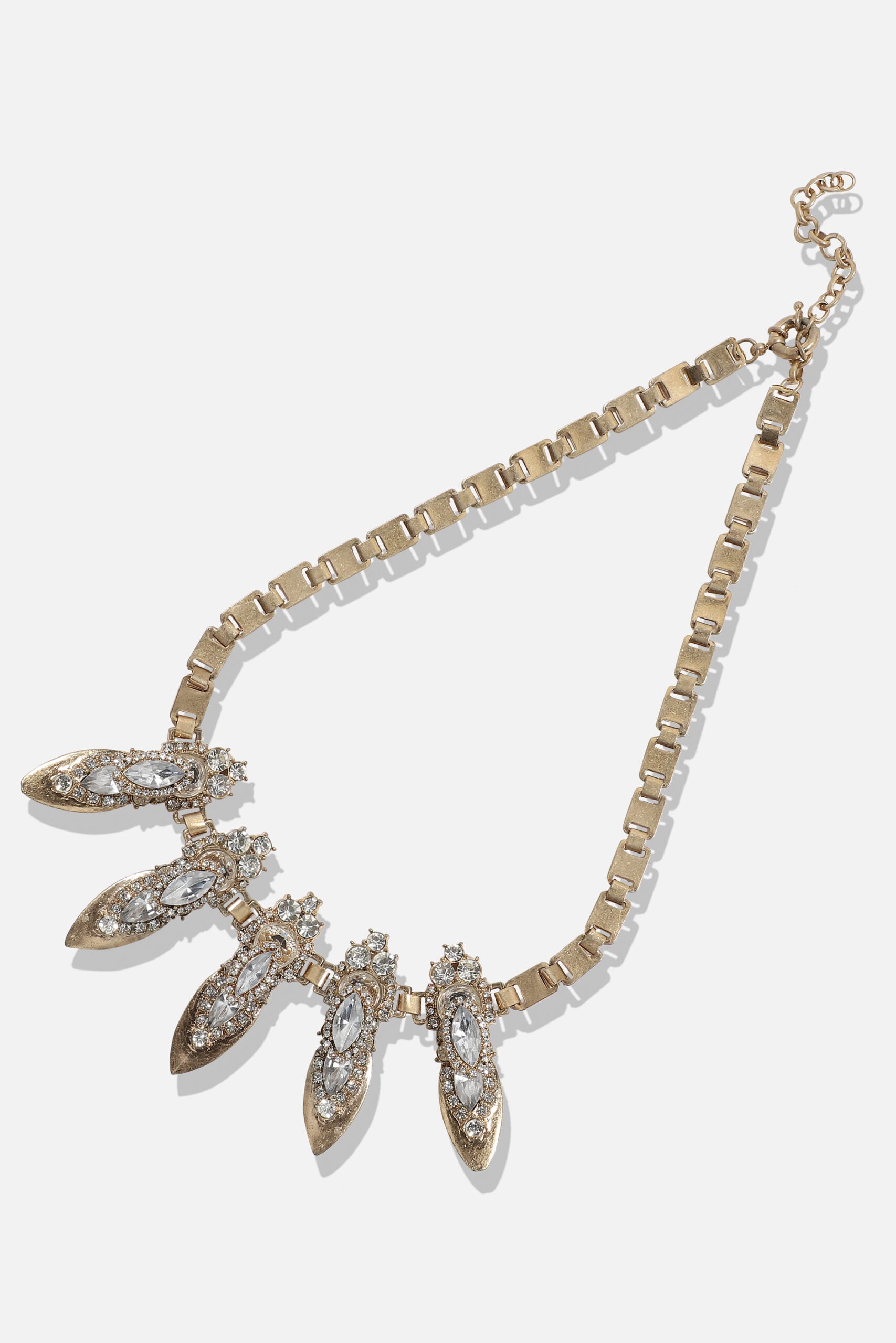 Gold Plated Designer Stone Party Necklace