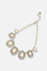 Gold Plated Designer Stone Party Necklace