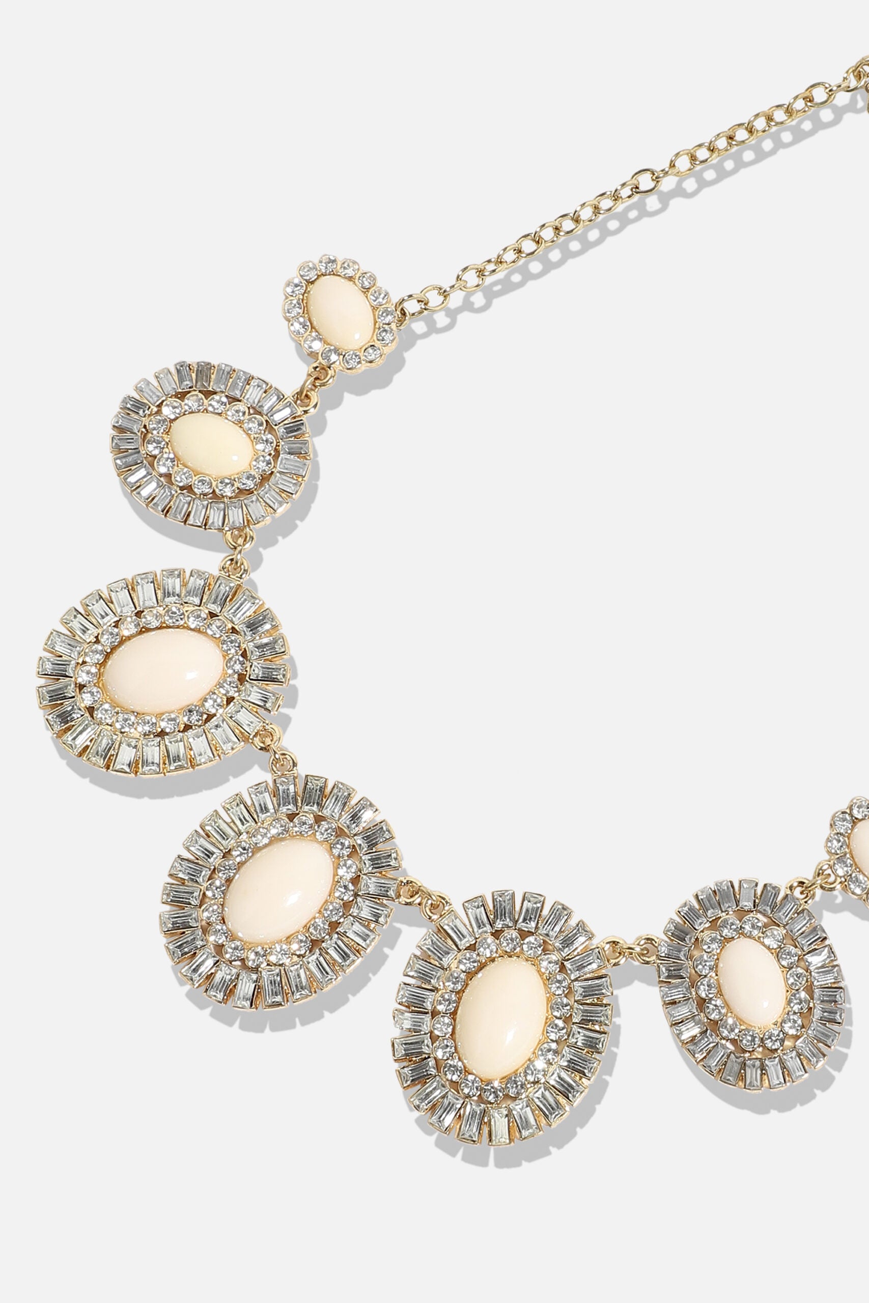 Gold Plated Designer Stone Party Necklace