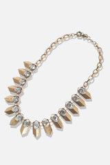 Gold Plated Designer Stone Party Necklace