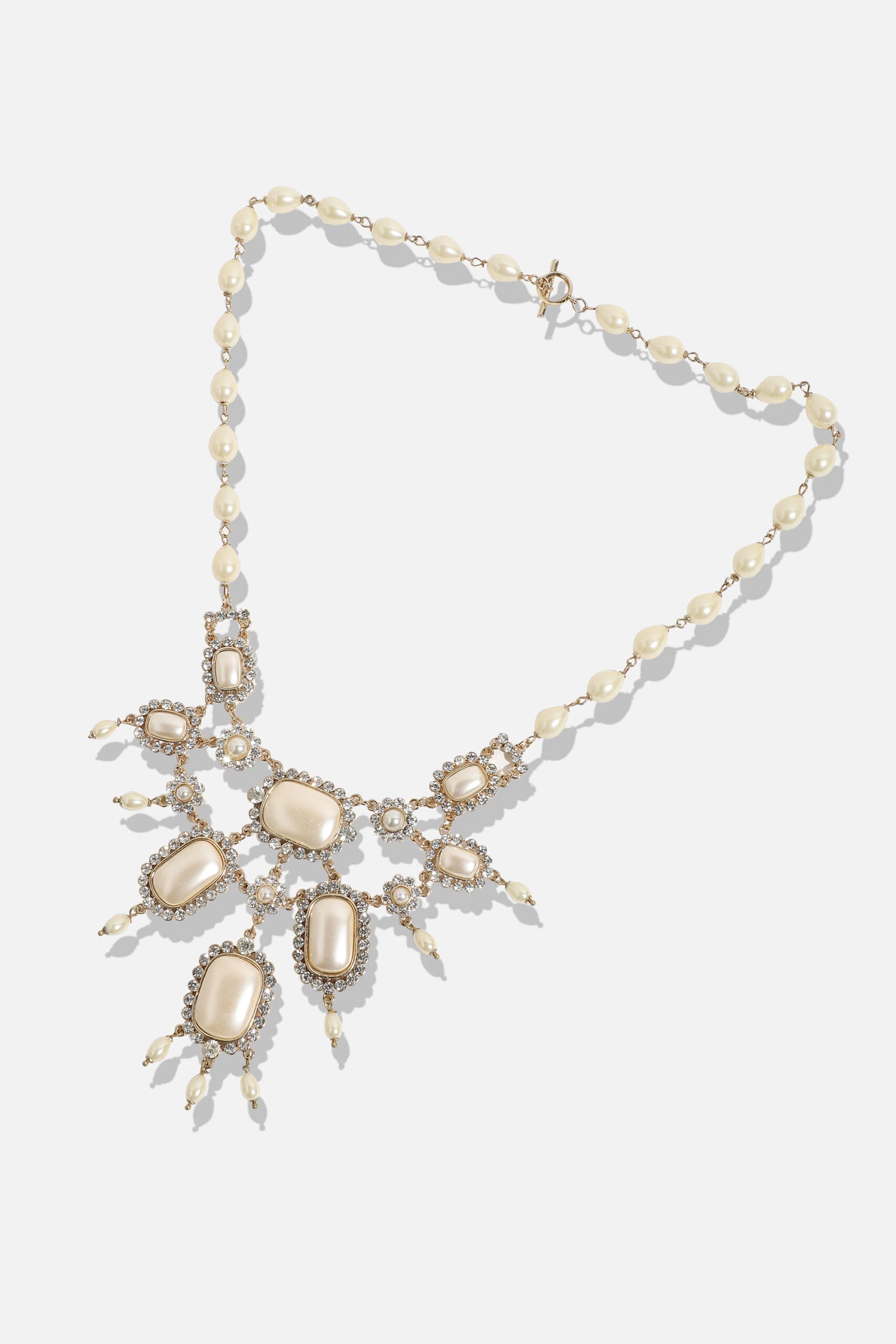 Gold Plated Designer Stone Party Necklace