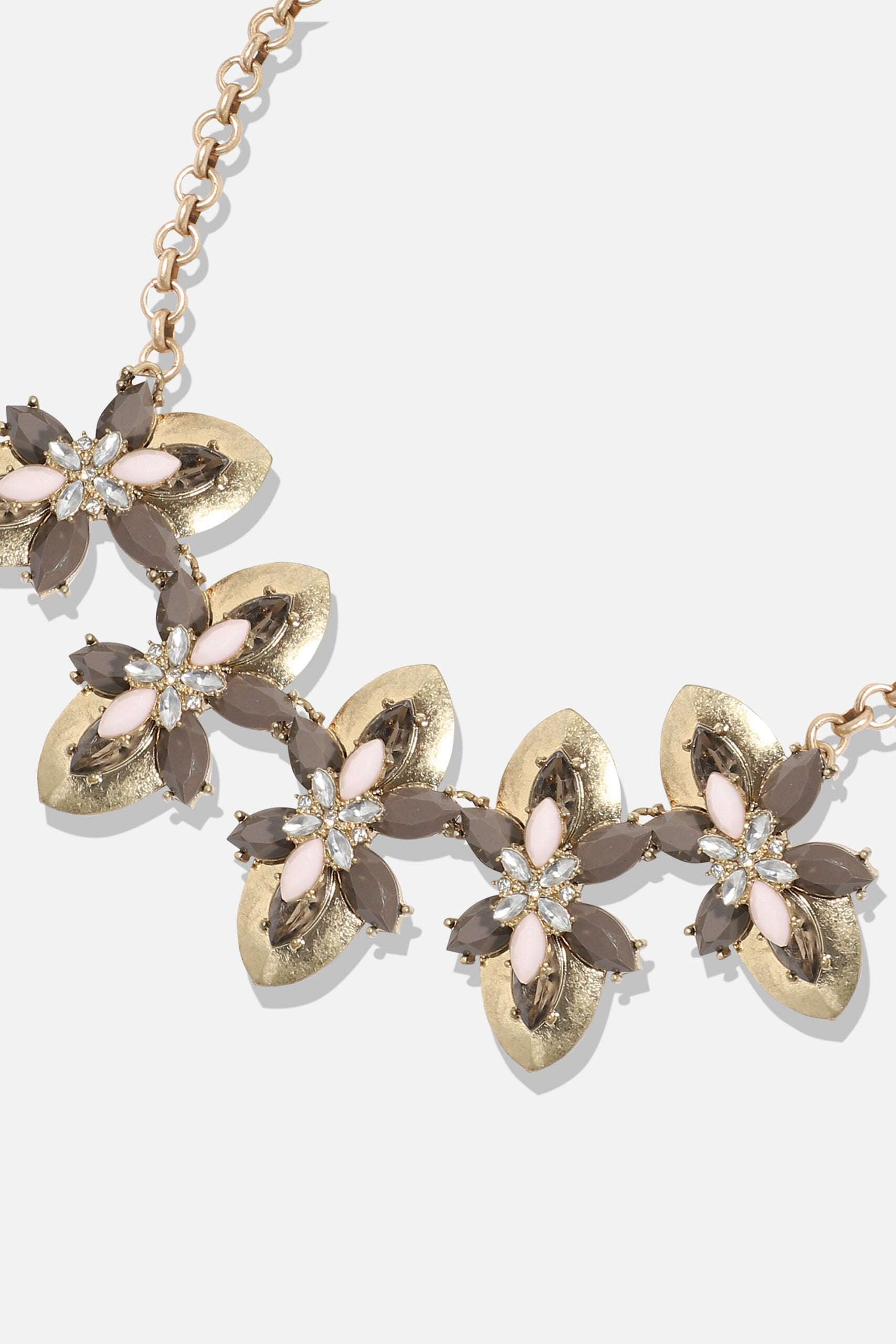 Gold Plated Designer Stone Party Necklace