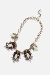 Gold Plated Designer Stone Party Necklace