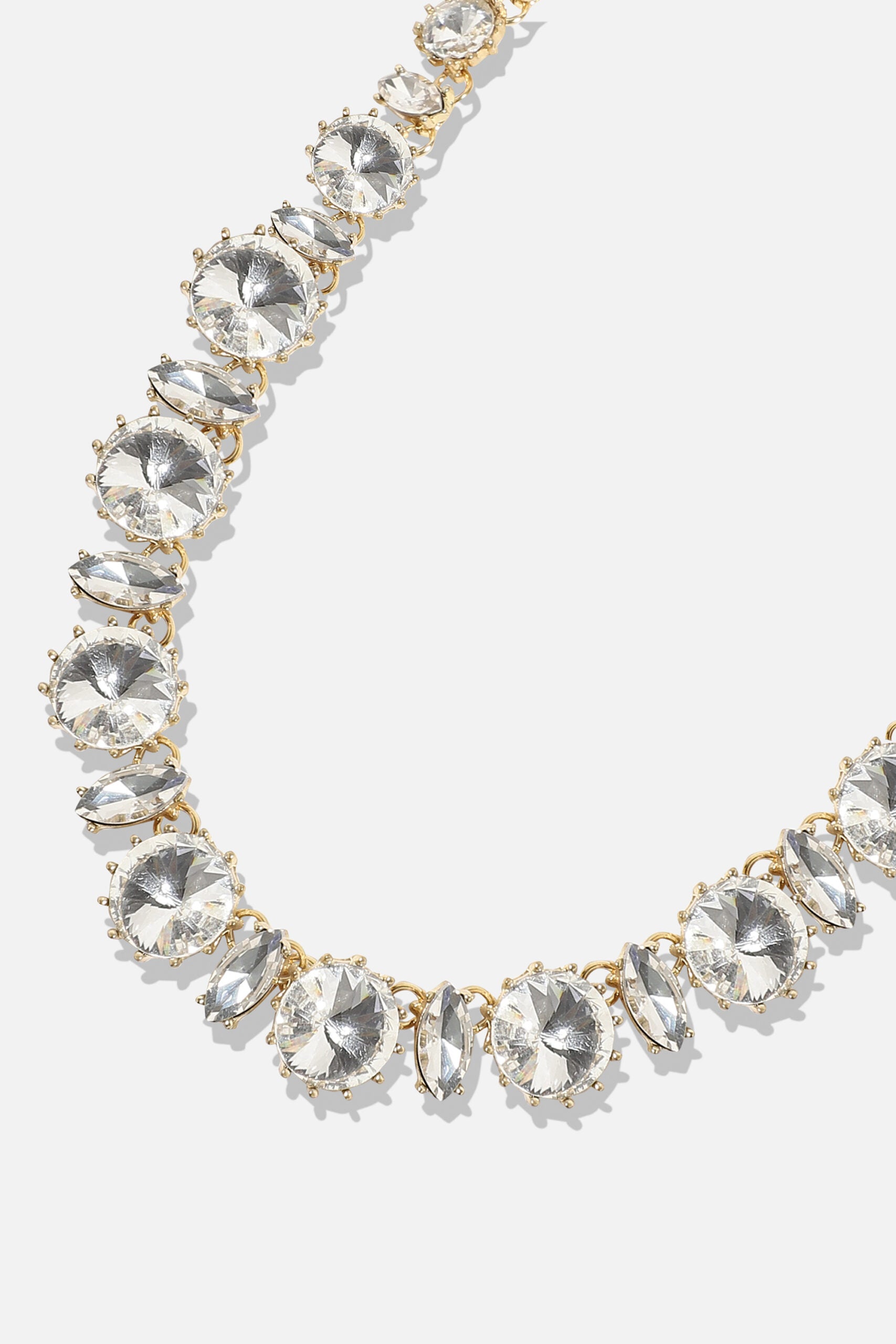 Gold Plated Designer Stone Party Necklace