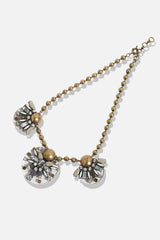 Gold Plated Designer Stone Party Necklace