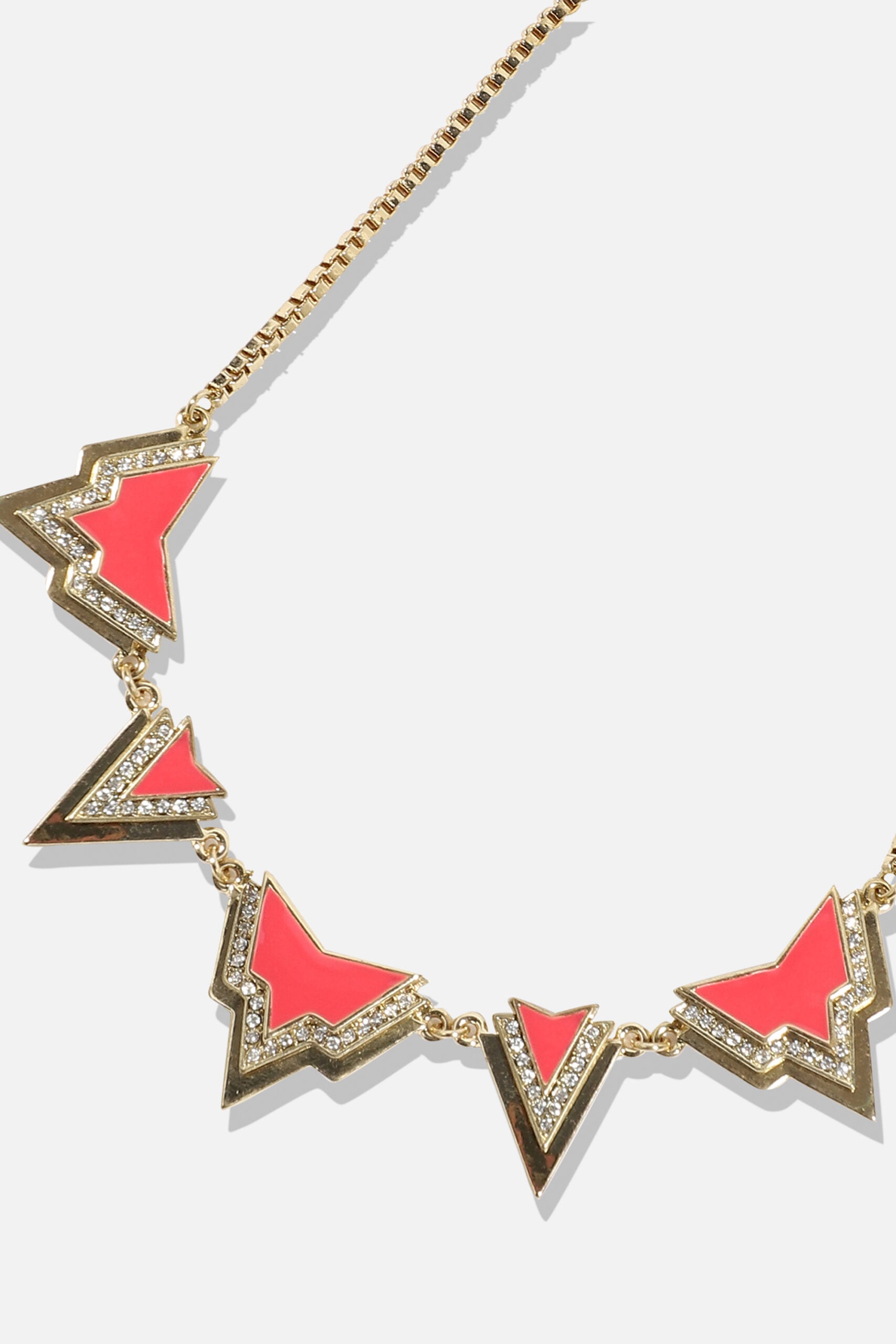 Gold Plated Designer Stone Party Necklace