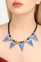 Gold Plated Designer Stone Party Necklace