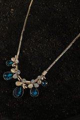 Gold Plated Designer Stone Party Necklace