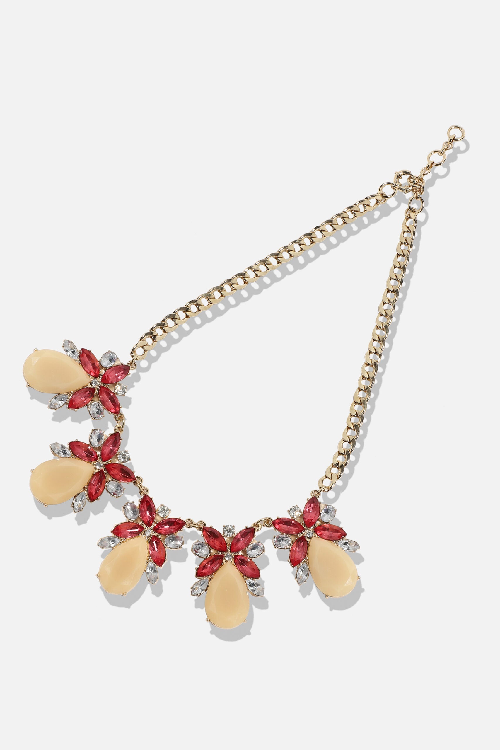 Gold Plated Designer Stone Party Necklace