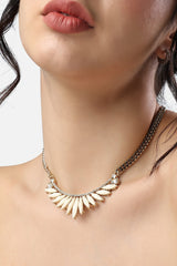 Gold Plated Designer Stone Party Necklace