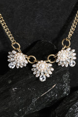 Gold Plated Designer Stone Party Necklace