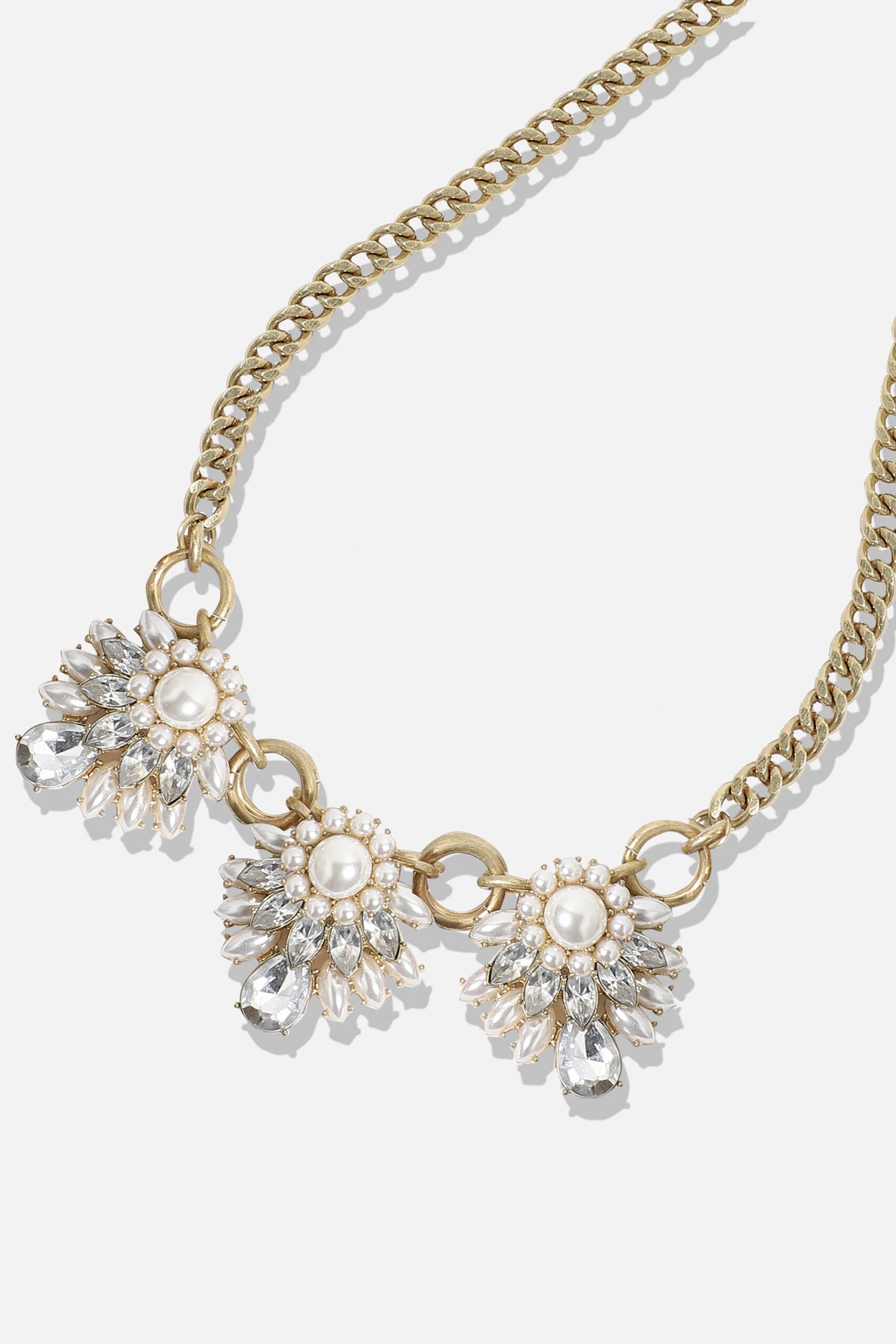 Gold Plated Designer Stone Party Necklace