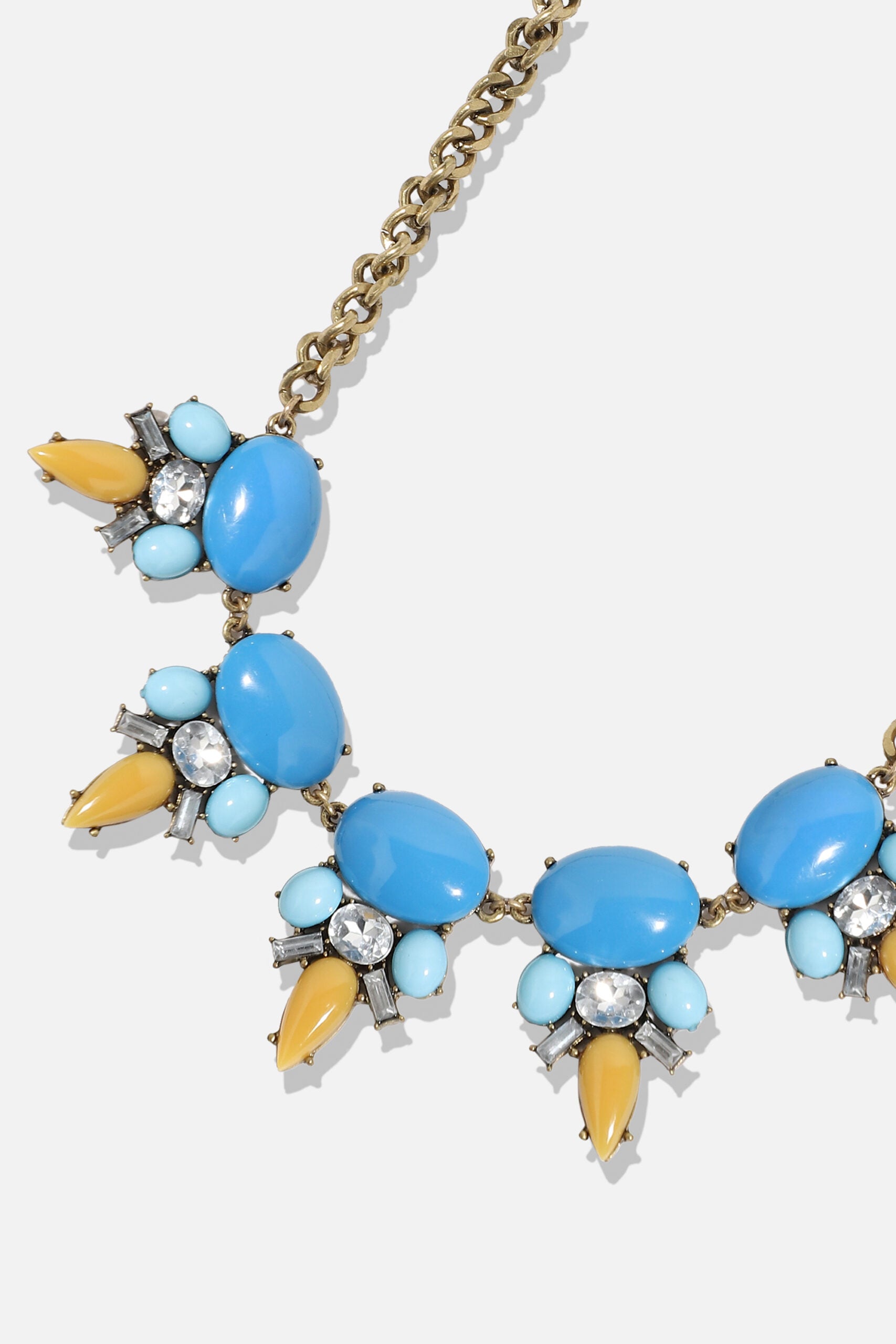 Gold Plated Designer Stone Party Necklace