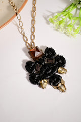 Gold Plated Designer Stone Party Necklace