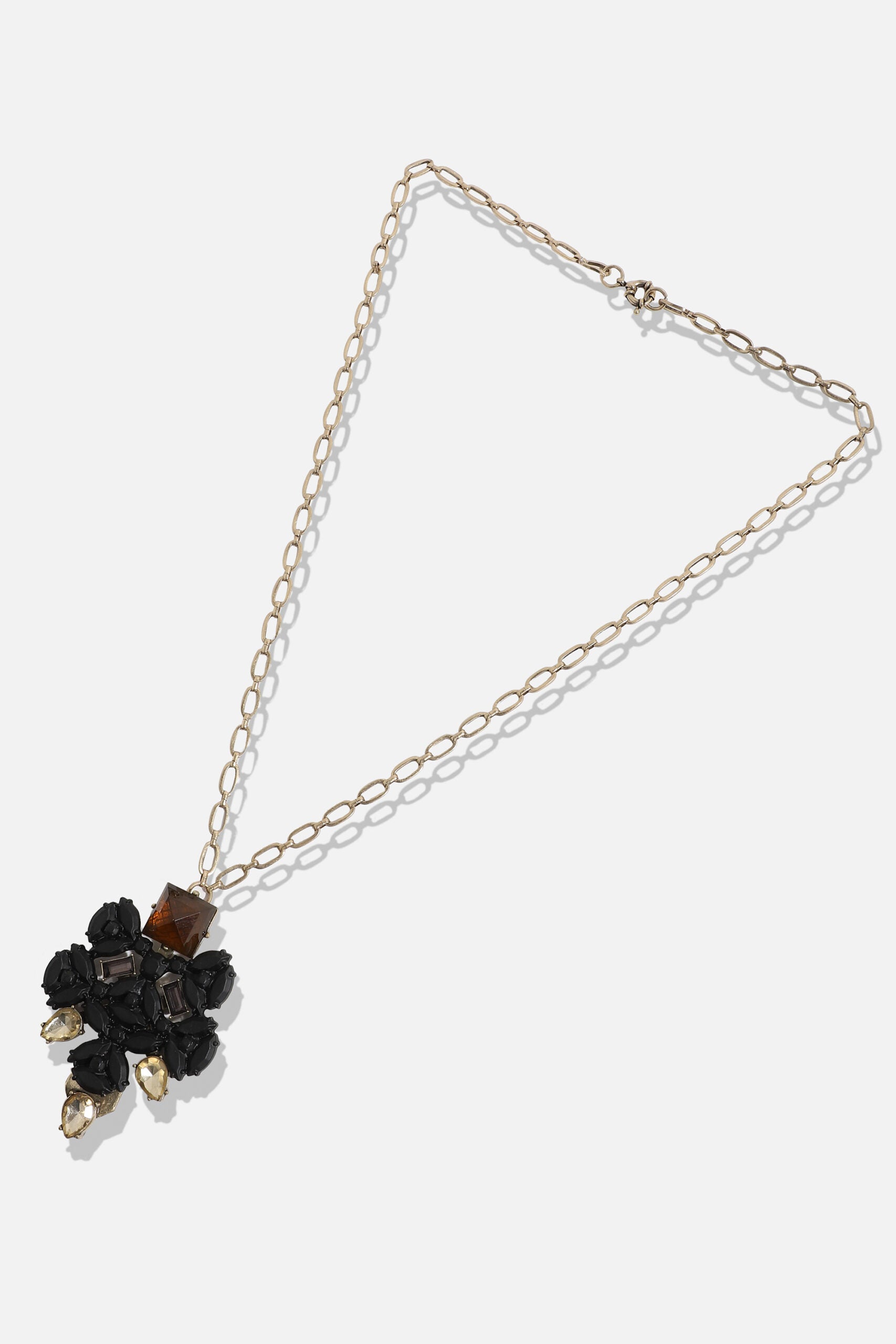 Gold Plated Designer Stone Party Necklace