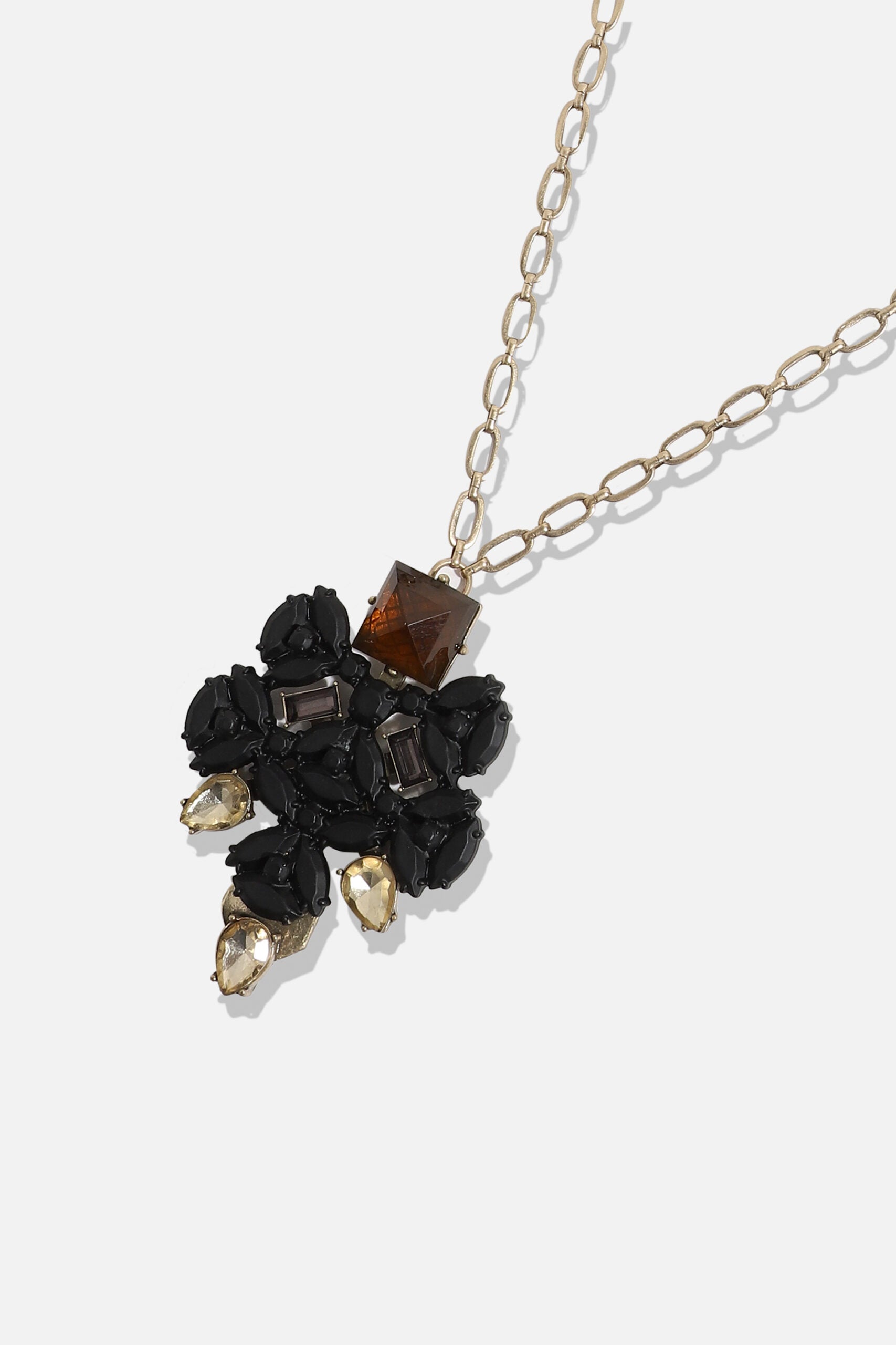 Gold Plated Designer Stone Party Necklace