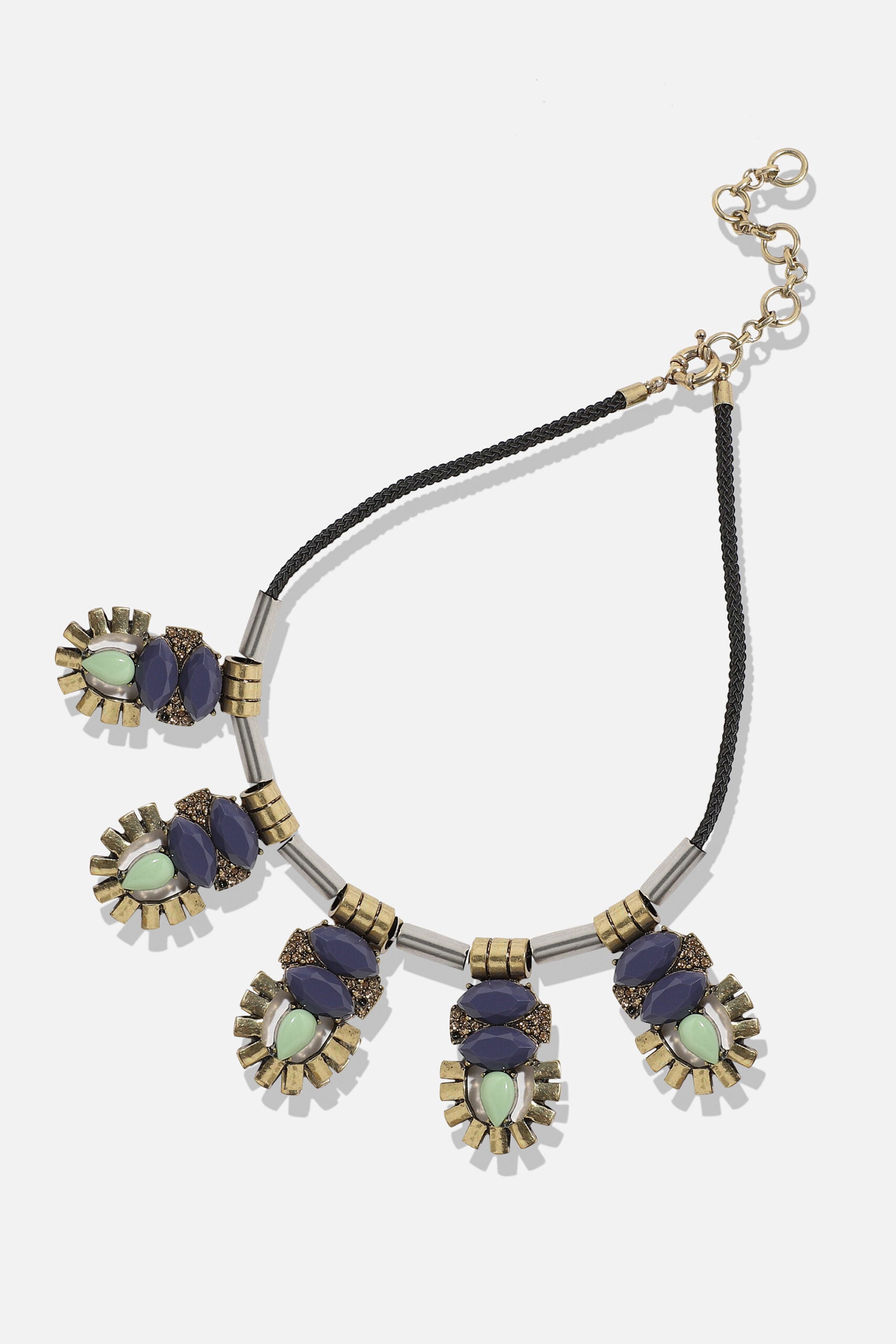 Gold Plated Designer Stone Party Necklace