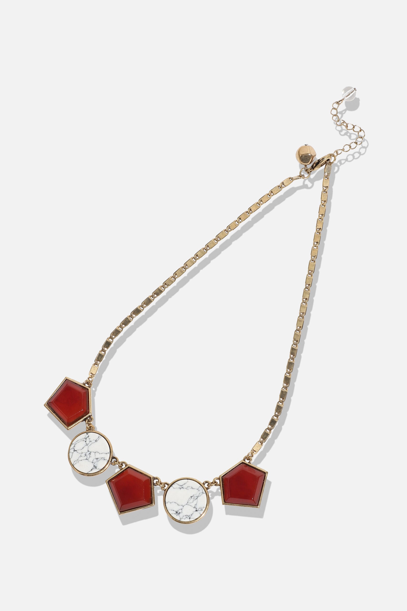 Gold Plated Designer Stone Party Necklace