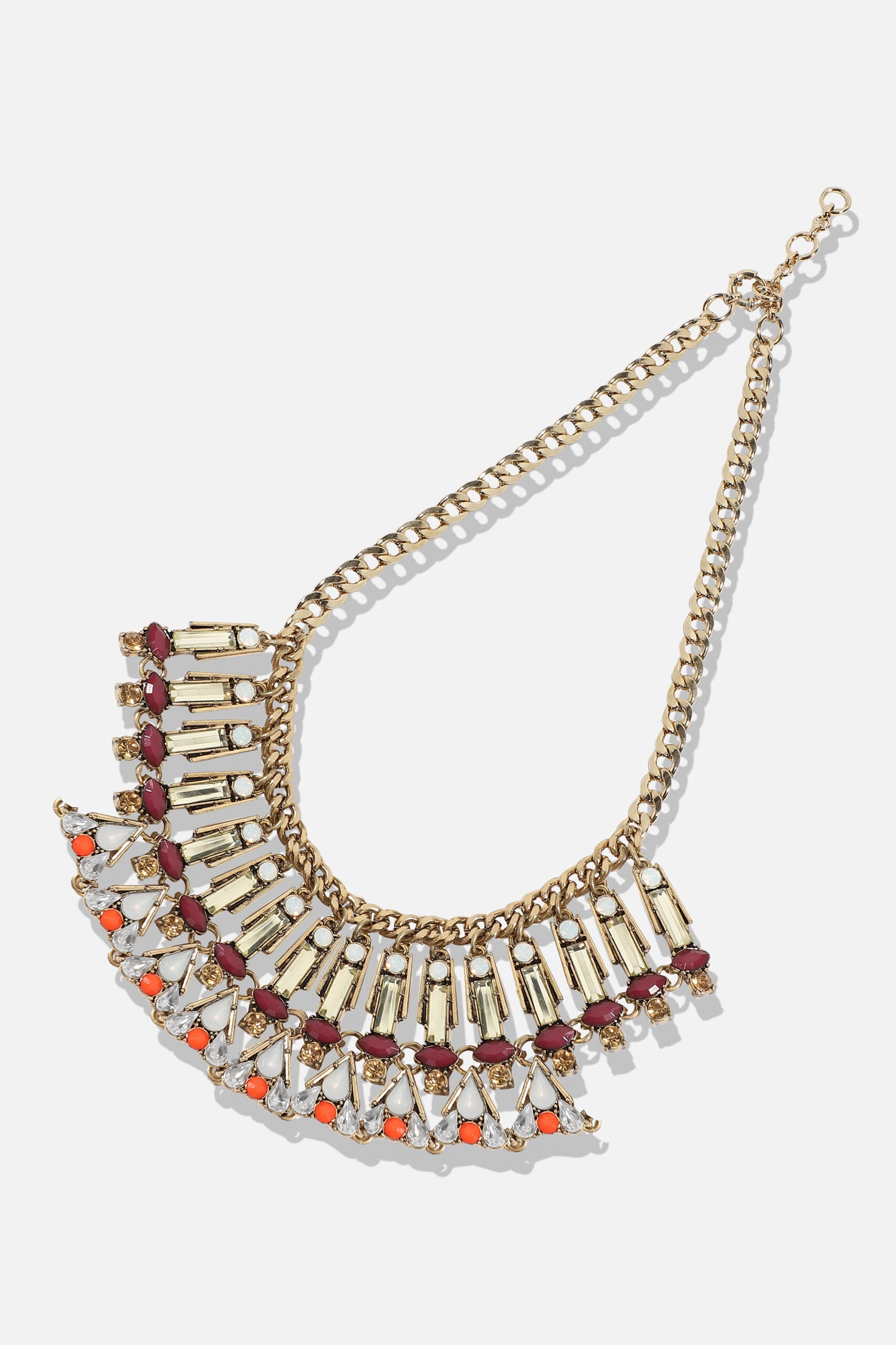 Gold Plated Designer Stone Party Necklace