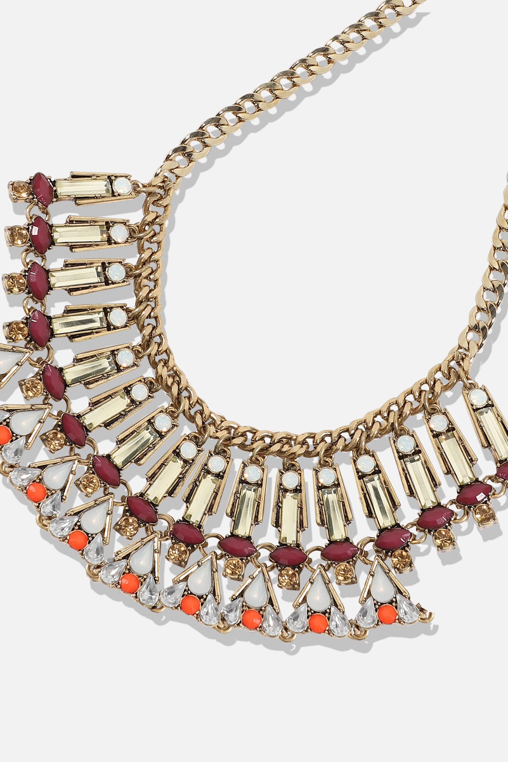 Gold Plated Designer Stone Party Necklace