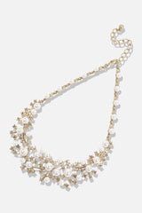 Gold Plated Designer Stone Party Necklace