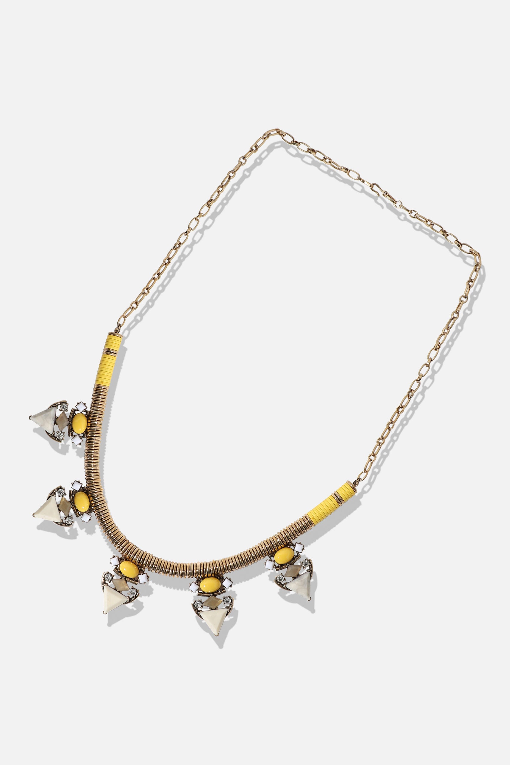 Gold Plated Designer Stone Party Necklace